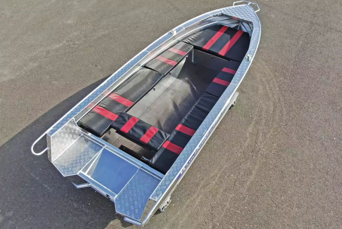 Алюминиевая лодка Wyatboat-390РМ увеличенный борт в Набережных Челнах