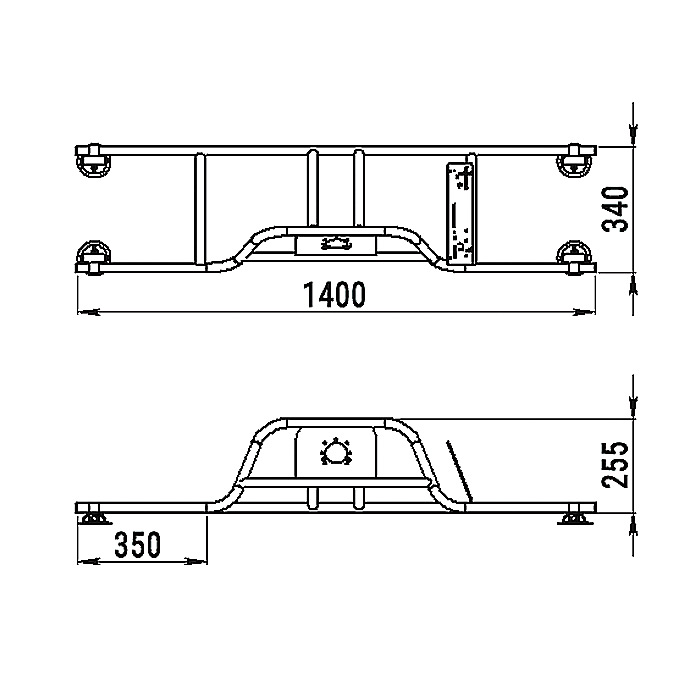 Стойка рулевая с бортовым креплением малая в Набережных Челнах