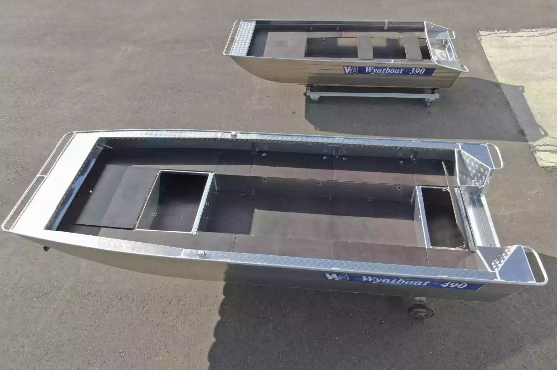 Алюминиевая лодка Wyatboat-490 Jonboat в Набережных Челнах