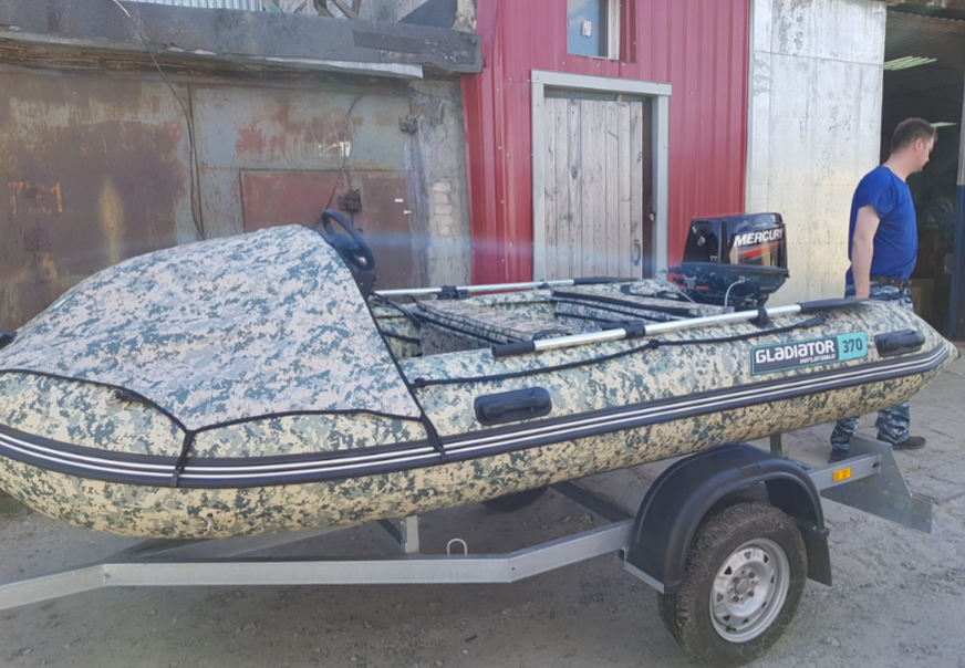 НАДУВНАЯ ЛОДКА GLADIATOR C370AL в Набережных Челнах