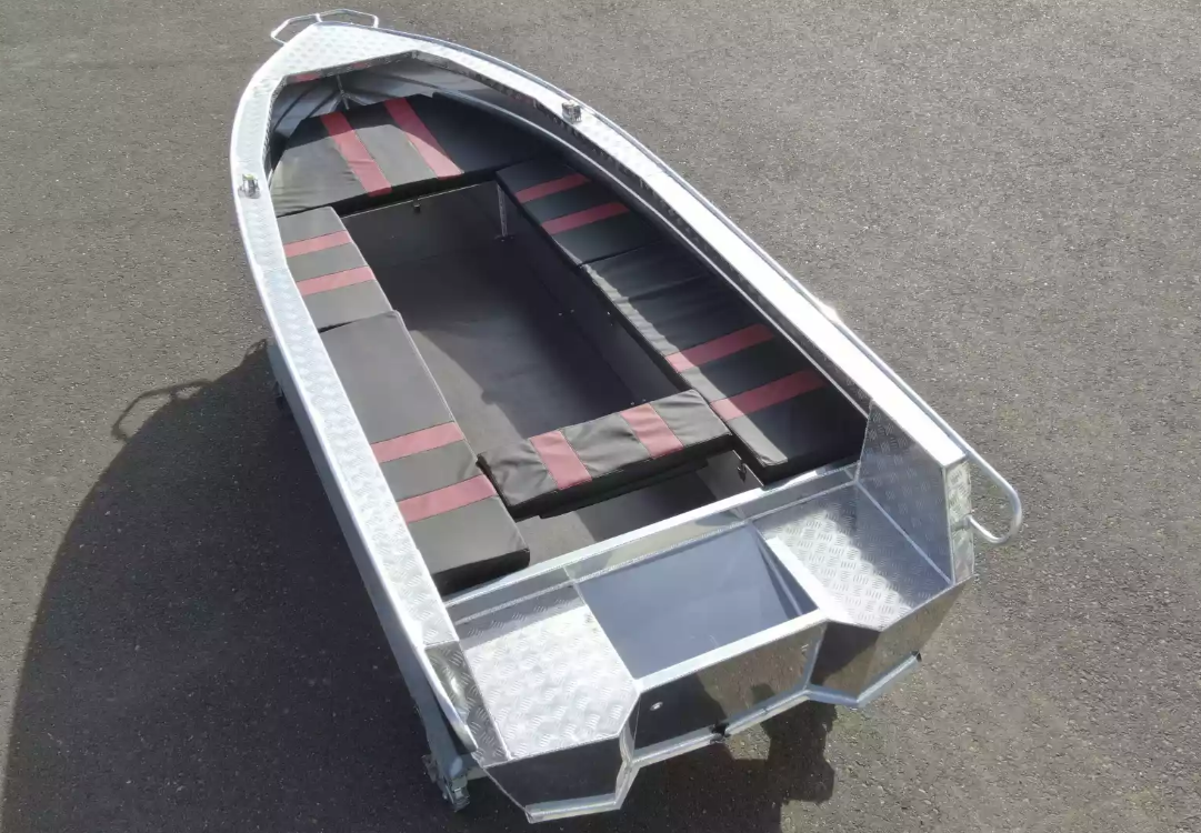 Алюминиевая лодка Wyatboat-390РМ увеличенный борт в Набережных Челнах