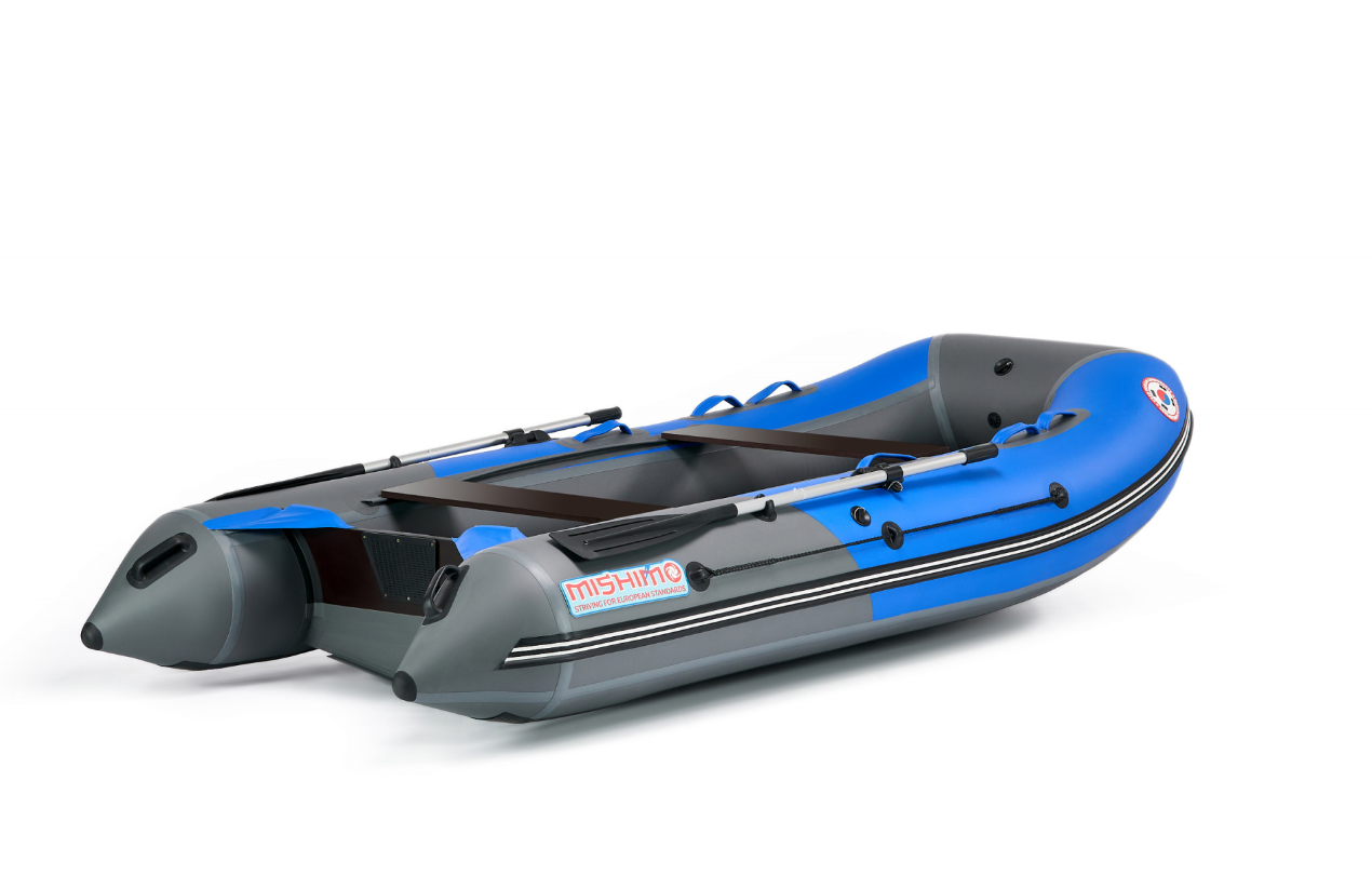 КОМПЛЕКТ ЛОДКА MISHIMO PRO 350 + ЛОДОЧНЫЙ МОТОР MARLIN MP 9.9 (15) AMHS PROLINE в Набережных Челнах