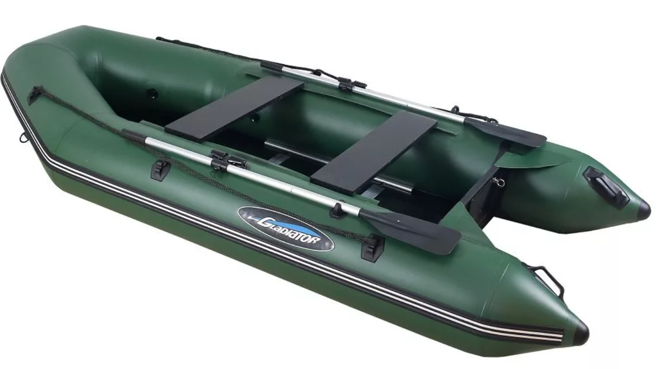 МОТОРНО-ГРЕБНАЯ ЛОДКА ПВХ GLADIATOR A 280 ТК С ФАНЕРНЫМ ДНОМ в Набережных Челнах