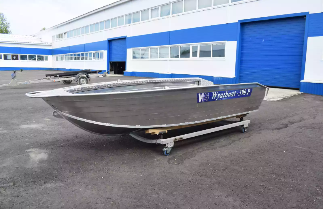 Алюминиевая лодка Wyatboat-390Р Увеличенный борт в Набережных Челнах