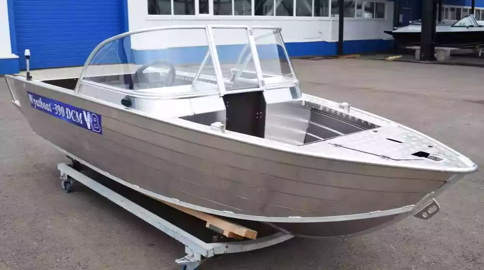 Алюминиевая лодка Wyatboat-390 DCM Увеличенный борт в Набережных Челнах