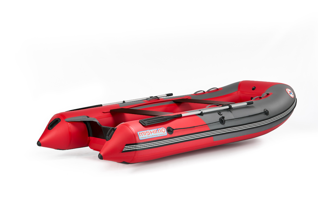 КОМПЛЕКТ ЛОДКА MISHIMO PRO 350 + ЛОДОЧНЫЙ МОТОР MARLIN MP 9.9 (15) AMHS PROLINE в Набережных Челнах