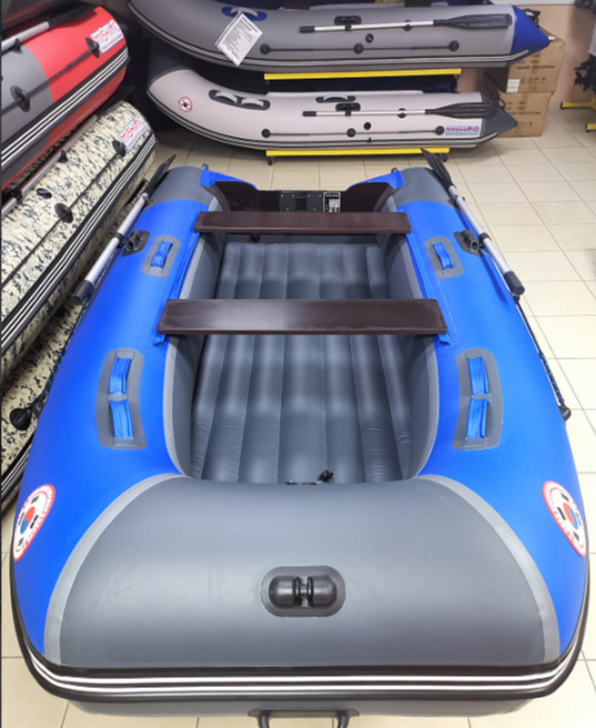 КОМПЛЕКТ Лодка MISHIMO PRO 350 + ЛОДОЧНЫЙ МОТОР MARLIN MP 9.9 (20) AMHS PRO в Набережных Челнах