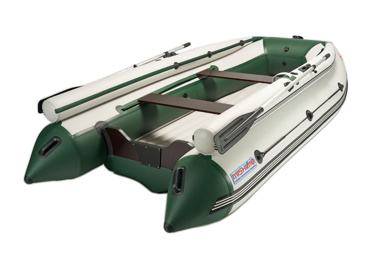 КОМПЛЕКТ ЛОДКА MISHIMO FAMILY LITE 370 + МОТОР MARLIN MP 9.9 AMHS PROLINE FORCE в Набережных Челнах