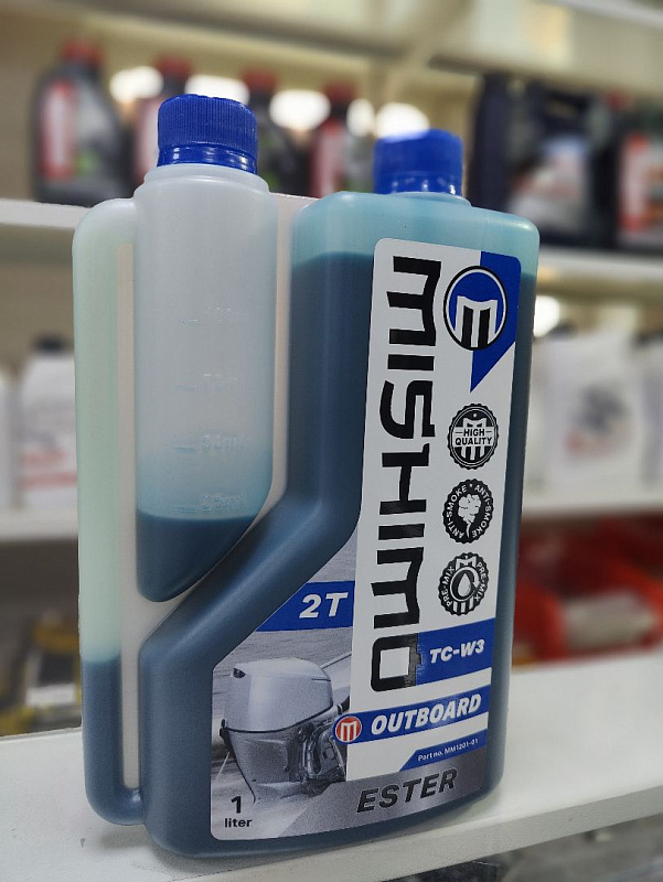 Масло MISHIMO 2T OUTBOARD (ESTER) полусинтетика 1 л в Набережных Челнах