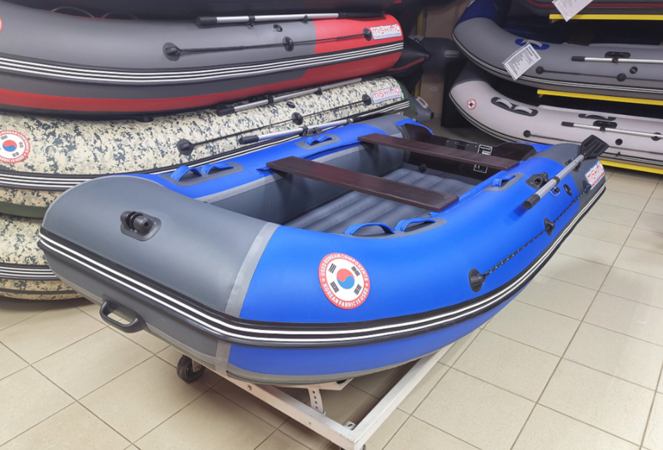 КОМПЛЕКТ Лодка MISHIMO PRO 350 + ЛОДОЧНЫЙ МОТОР MARLIN MP 9.9 (20) AMHS PRO в Набережных Челнах