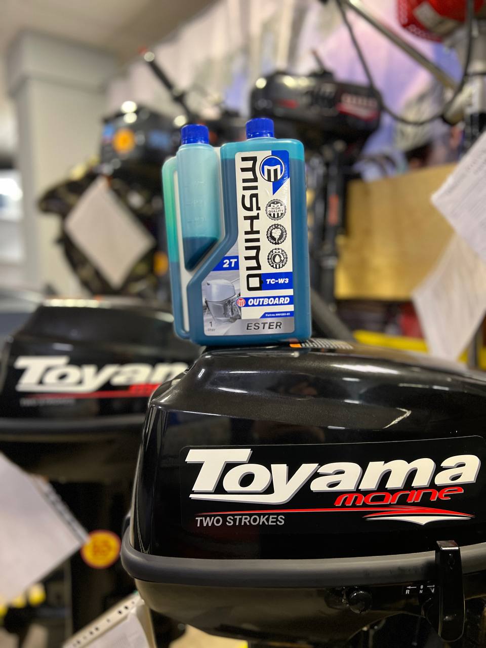 Масло MISHIMO 2T OUTBOARD (ESTER) полусинтетика 1 л в Набережных Челнах