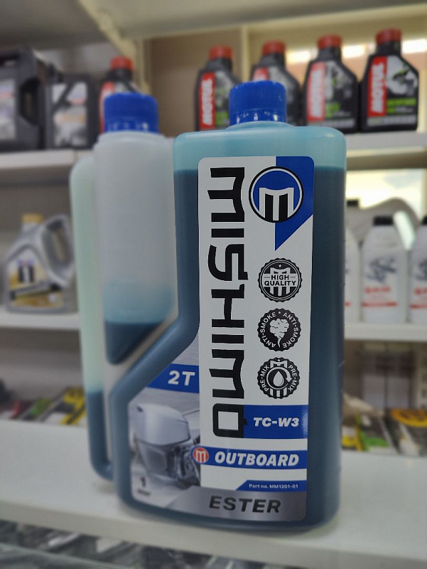 Масло MISHIMO 2T OUTBOARD (ESTER) полусинтетика 1 л в Набережных Челнах