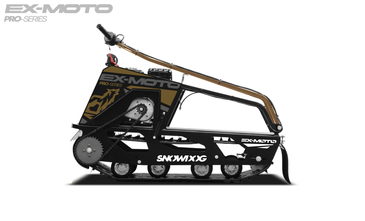 Мотобуксировщик EX-MOTO SNOWDOG S380 8л.с. в Набережных Челнах