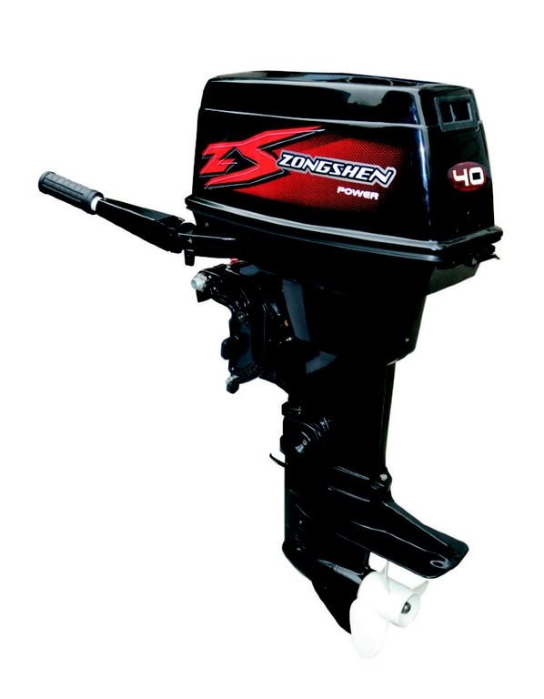 Лодочный мотор Zongshen T40 (+руль+пульт) в Набережных Челнах