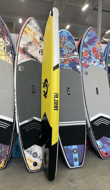 SUP ДОСКА-КАЯК 2 В 1 RAIDEX ALOHA YELLO 10.6’ (320СМ) в Набережных Челнах