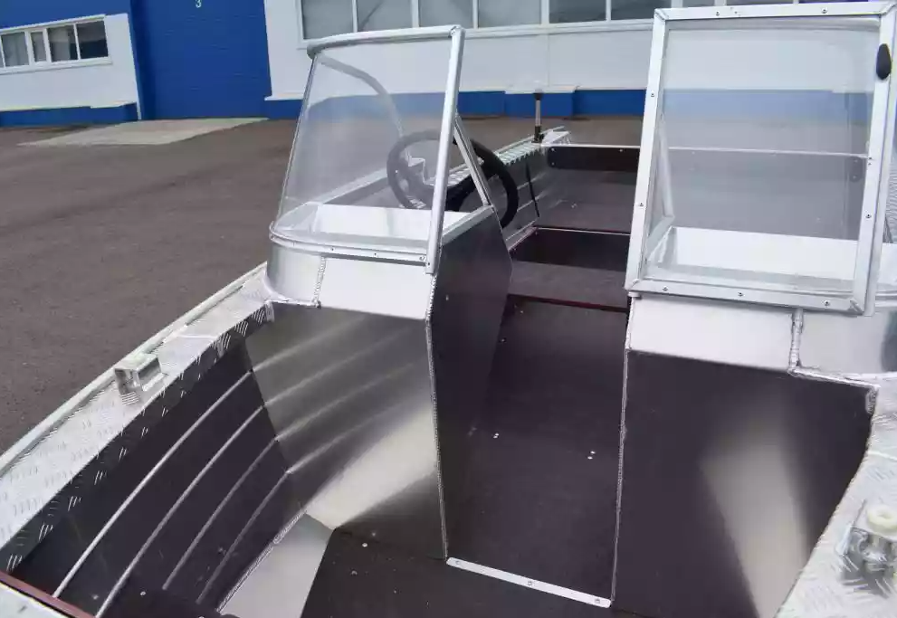 Алюминиевая лодка Wyatboat-390 DCM Увеличенный борт в Набережных Челнах