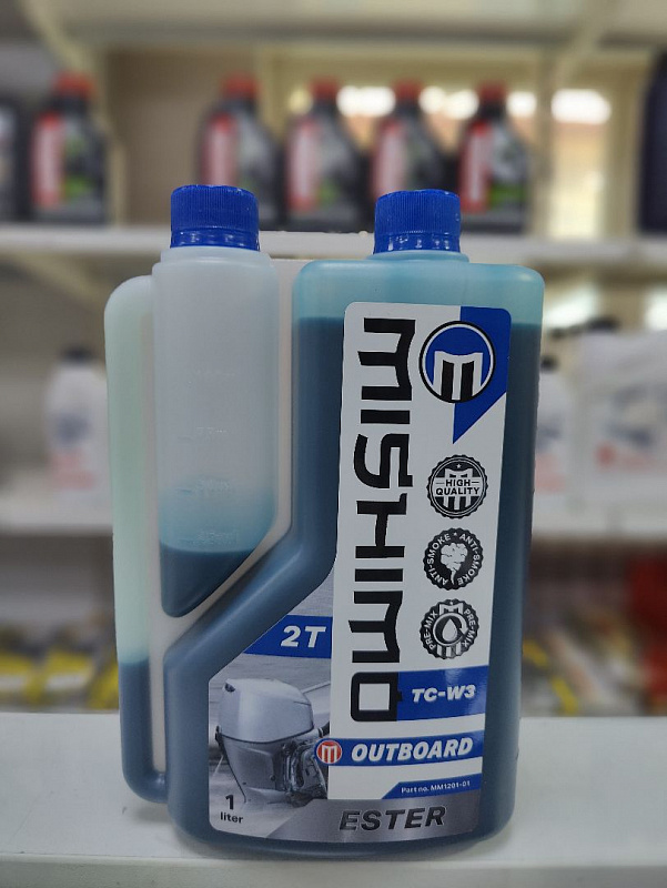 Масло MISHIMO 2T OUTBOARD (ESTER) полусинтетика 1 л в Набережных Челнах