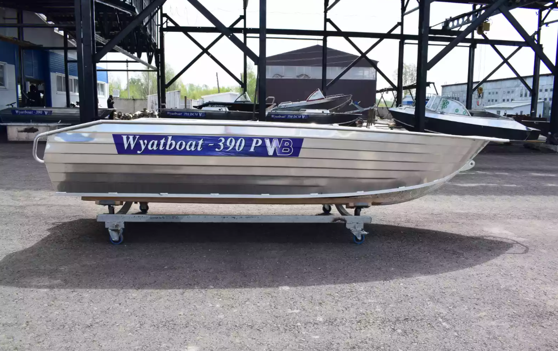 Алюминиевая лодка Wyatboat-390Р Увеличенный борт в Набережных Челнах