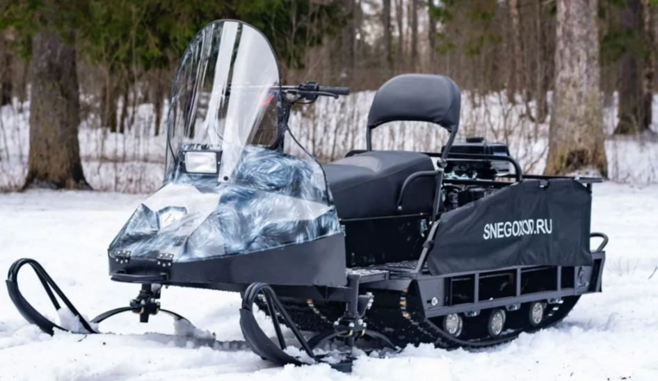 Миниснегоход Егерь Экспедитор 20 л.с. , реверс, тормоз, капот белый в Набережных Челнах