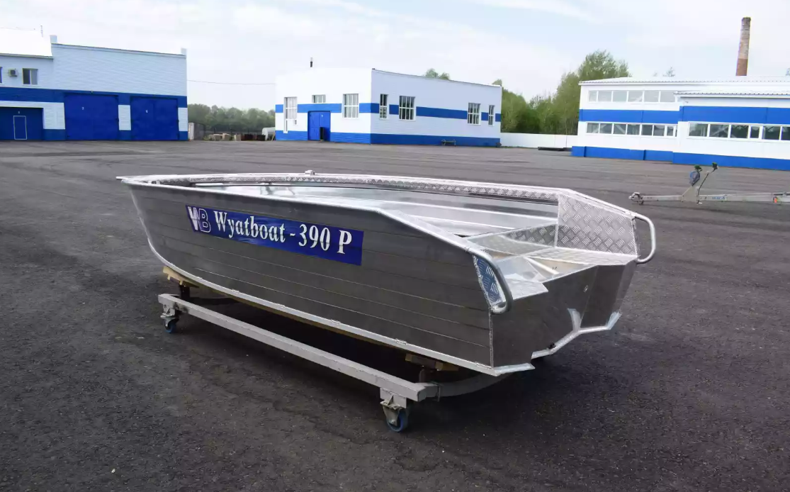 Алюминиевая лодка Wyatboat-390Р Увеличенный борт в Набережных Челнах