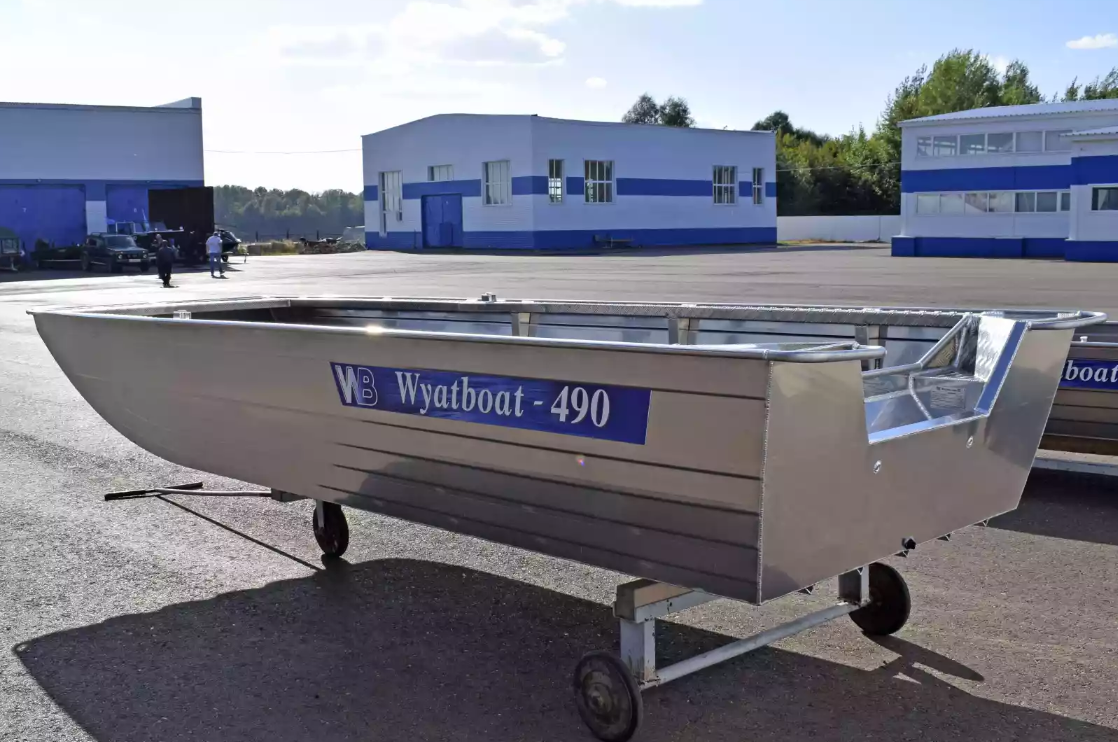 Алюминиевая лодка Wyatboat-490 Jonboat в Набережных Челнах