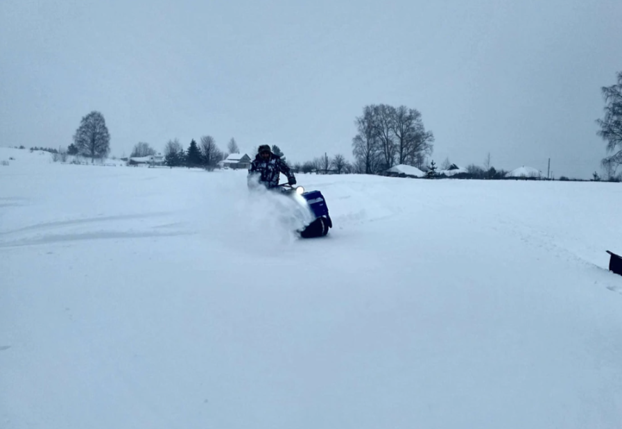 Мотобуксировщик Альбатрос-XLV 9 мини, тележки, 1250 мм в Набережных Челнах