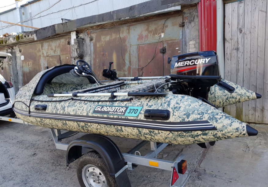 НАДУВНАЯ ЛОДКА GLADIATOR C370AL в Набережных Челнах