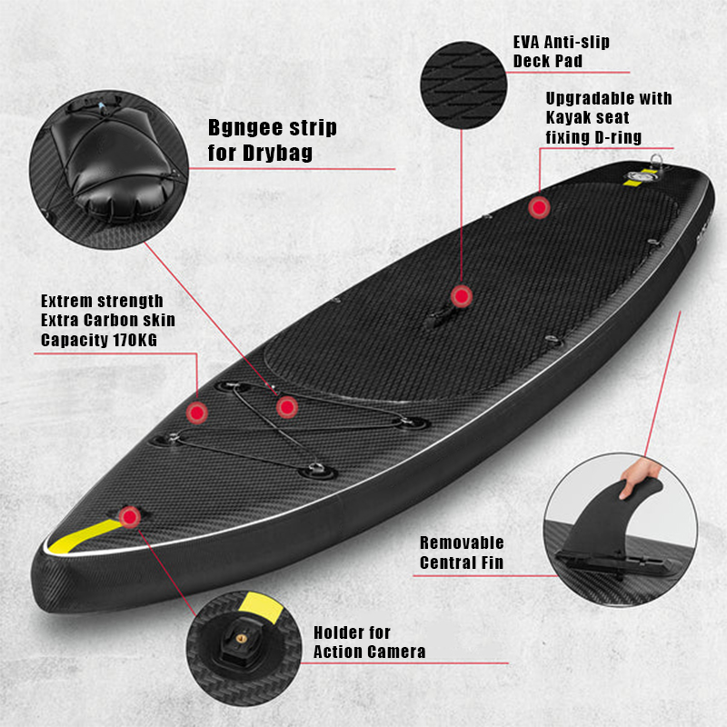 SUP (САП) ДОСКА MISHIMO CARBON DARKSIDE 11’ (335СМ) в Набережных Челнах