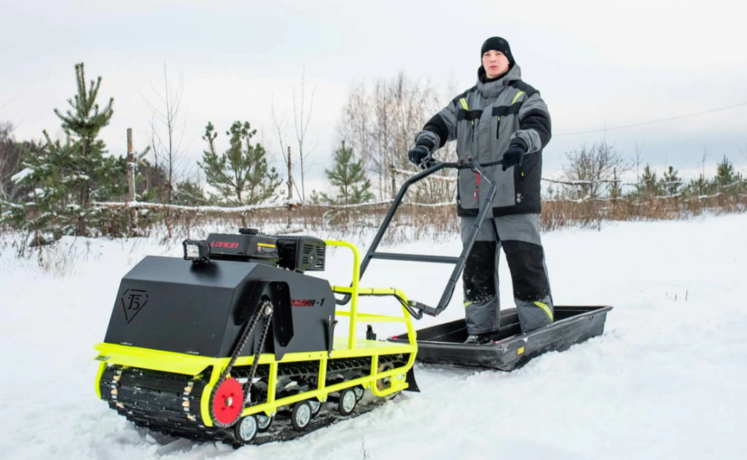 Мотобуксировщик Бурлак ХОЗЯИН-1 (капот металл) в Набережных Челнах