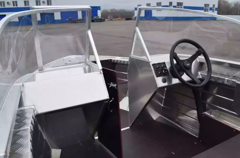 Алюминиевая лодка Wyatboat-390 DCM Увеличенный борт в Набережных Челнах