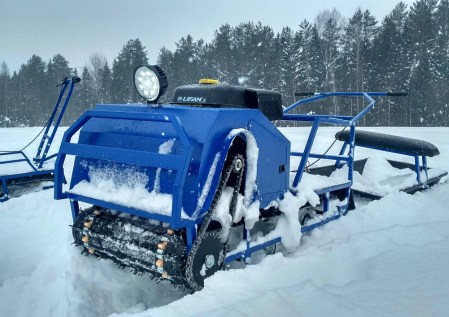 Мотобуксировщик Альбатрос-XLV 9 мини, тележки, 1250 мм в Набережных Челнах