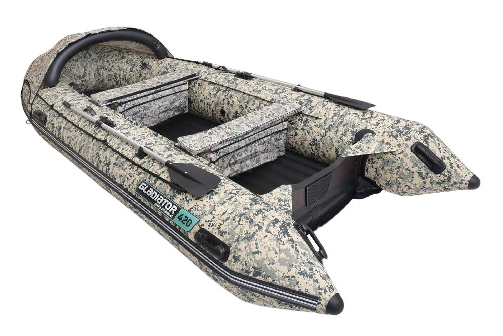 НАДУВНАЯ ЛОДКА GLADIATOR E450PRO в Набережных Челнах