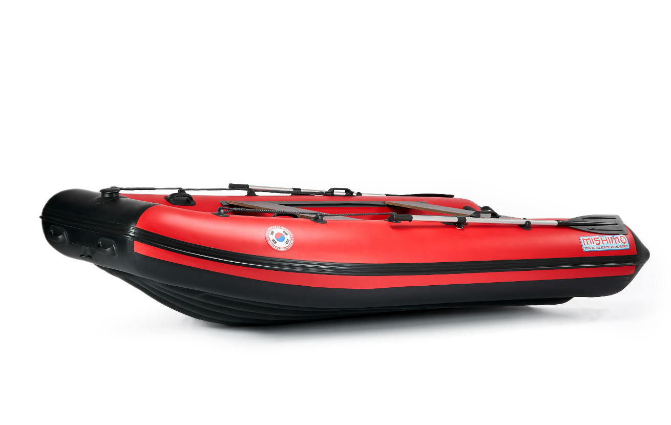 КОМПЛЕКТ ЛОДКА MISHIMO RAPID 380 + ЛОДОЧНЫЙ МОТОР MARLIN MP 9.9 (20) AMHS PROLINE FORCE в Набережных Челнах