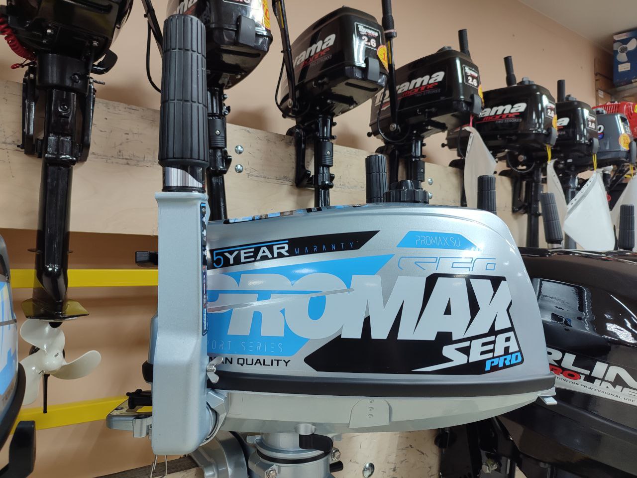 Лодочный мотор PROMAX SP5FHS (внешний бак 12 л) в Набережных Челнах