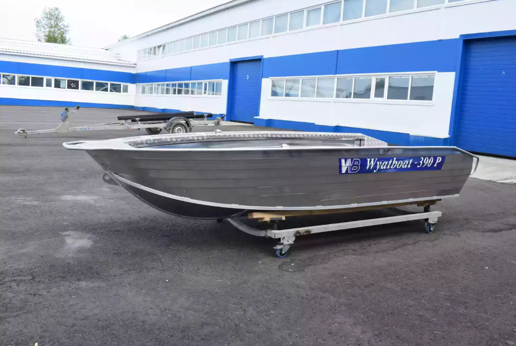 Алюминиевая лодка Wyatboat-390Р Увеличенный борт в Набережных Челнах