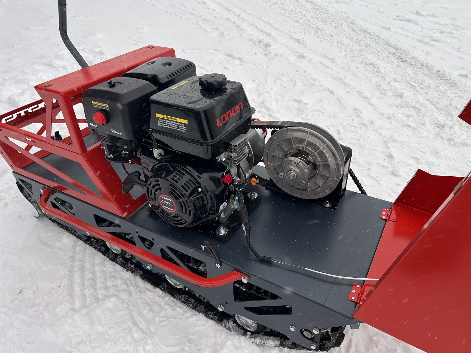 Мотобуксировщик EX-MOTO SNOWDOG S500 15л.с в Набережных Челнах