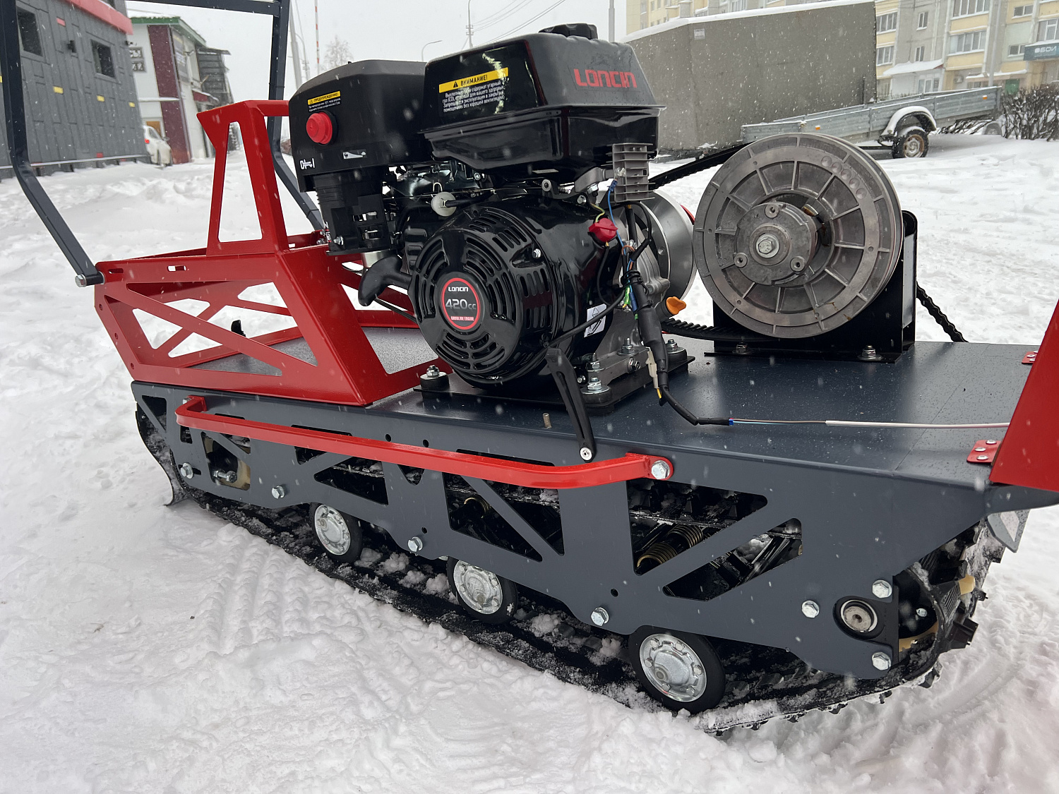 Мотобуксировщик EX-MOTO SNOWDOG S500 15л.с в Набережных Челнах