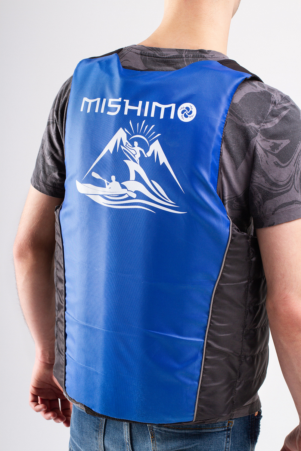 Жилет спасательный MISHIMO PRO Премиум качества Черно-синий в Набережных Челнах