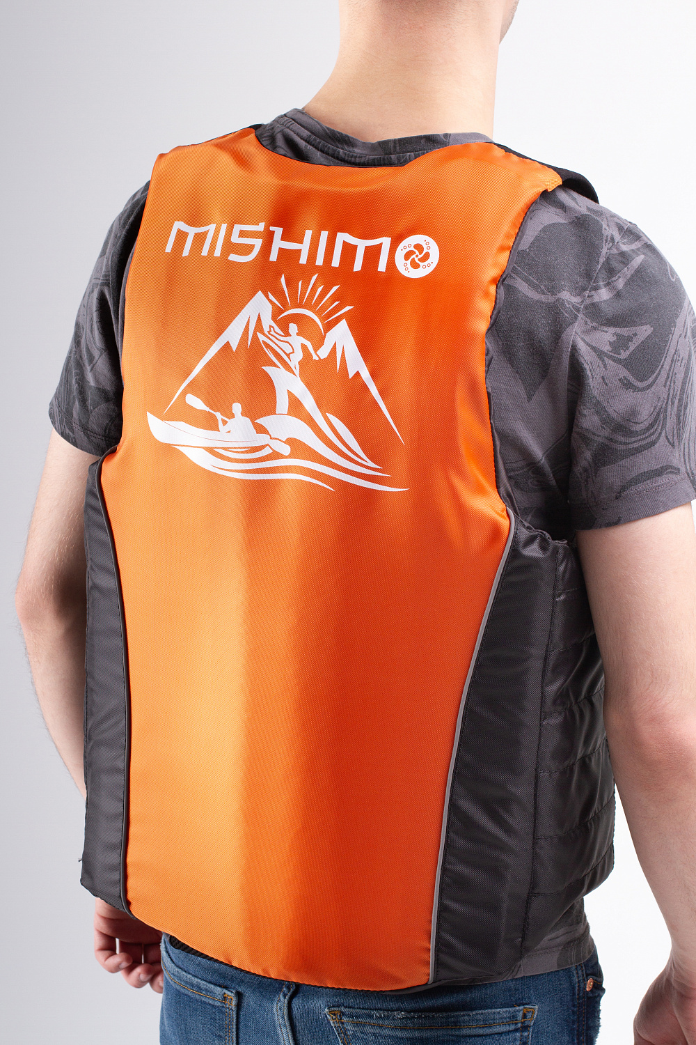 Жилет спасательный MISHIMO PRO Премиум качества Черно-оранжевый в Набережных Челнах