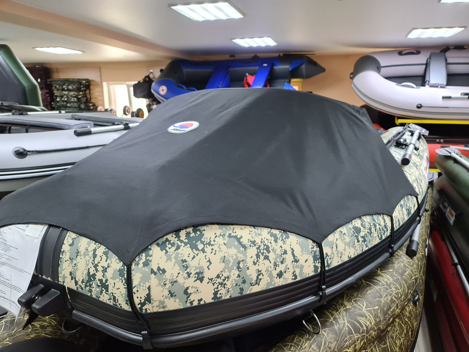 КОМПЛЕКТ НОСОВОГО ТЕНТА К ЛОДКЕ SMARINE AIR MAX 360 ЧЕРНЫЙ в Набережных Челнах