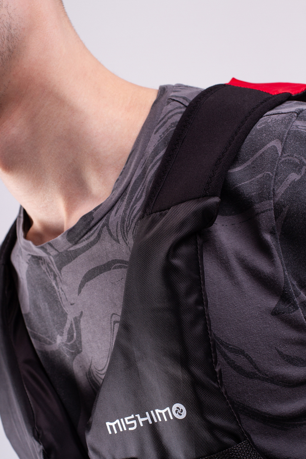 Жилет спасательный MISHIMO PRO Премиум качества Черно-красный в Набережных Челнах